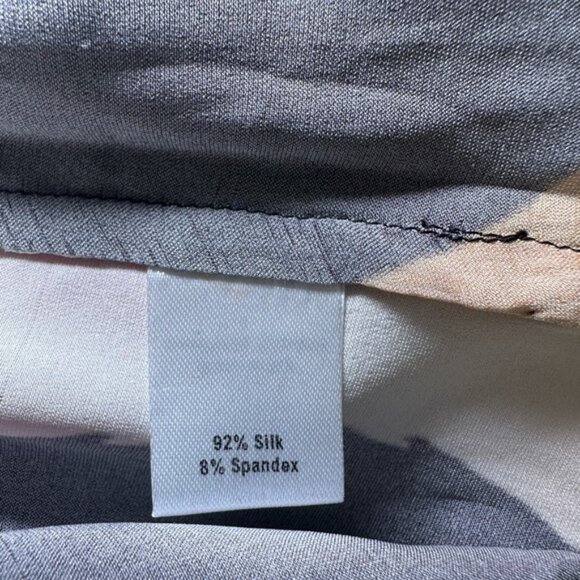 $138 Megan Renee, Organic Silk Button Up Blouse - Plus Size 2X - Colorful & Soft - Picture 9 of 9